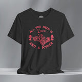 Ladies Boho Heart Can-Am Ryker Crew Neck TShirt