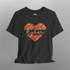 Can-Am Ryker Animal Print Heart Crew Neck TShirt