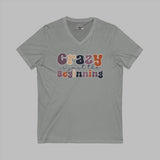 Funny Ladies Retro VNeck TShirt