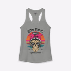Daytona Bike Week 2026 Women's Boho Skull Racerback Tank