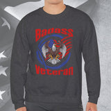 Badass American Veteran Crew Neck Sweatshirt
