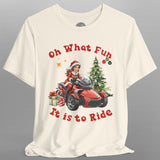 Mrs Santa Can-Am Spyder "Oh What Fun" Christmas TShirt