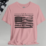 American Veteran Flag Crew Neck TShirt