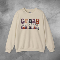 Funny Retro Crew Neck Sweatshirt