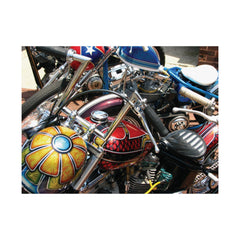 Vintage Chopper Motorcycles Poster Print