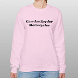 Can-Am Spyder Motorcycle Embroidered Crew Neck Sweatshirt