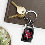 22 a Day American Veteran Zinc Alloy Keychain