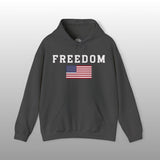 American Pride US Flag FREEDOM Pullover Hoodie