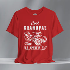 Cool Grandpas Ride Spyders Crew Neck TShirt