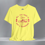 Ladies Boho Heart SlingShot Crew Neck TShirt