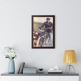 Vintage Motorcycle Framed Poster