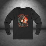 Ladies Daytona Bike Week 2025 Day of the Dead Long Sleeve Crew Neck TShirt