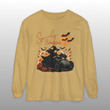 Spooky Season Can-Am Spyder Witch Halloween Long Sleeve Crew Neck TShirt