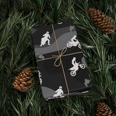 Camo Motocross Dirt Bike Gift Wrap