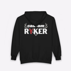 Can-Am Ryker Winged Logo Zip-Up Biker Hoodie