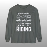 Motorcycle Weekend Forecast Long Sleeve TShirt