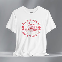 Ladies Boho Heart SlingShot Crew Neck TShirt