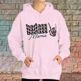 Badass Mama Skull Hooded Sweatshirt
