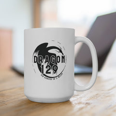 Tail of the Dragon 129 White Coffee Mug 15oz