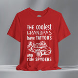 The Coolest Grandpas Ride Spyders (RTL) Crew Neck TShirt