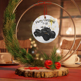 Can-Am Spyder F3 Aluminum Christmas Ornament