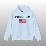 American Pride US Flag FREEDOM Pullover Hoodie