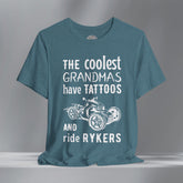 The Coolest Grandmas Ride Rykers Crew Neck TShirt