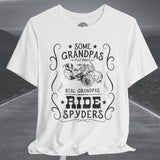 Real Grandpas Ride Spyders Customized Crew Neck TShirt