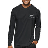 Motorcyclist Map Mens Warm-up Hoodie