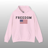 American Pride US Flag FREEDOM Pullover Hoodie