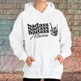 Badass Mama Skull Hooded Sweatshirt