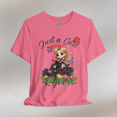 Ladies Can-Am Ryker Chibi Girl Boho Flower T-Shirt