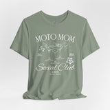 Moto Mom Customized Crew Neck TShirt