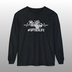 Can-Am Spyder F3 #SPYDERLIFE Long Sleeve Graphic TShirt