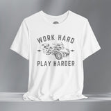 Can-Am Spyder F3L Work Hard Play Harder Crew Neck TShirt