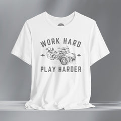 Can-Am Spyder F3L Work Hard Play Harder Crew Neck TShirt