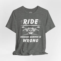 Funny Motorcycle Culture Crew Neck TShirt