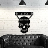 Tiki Skull Customized Steel Wall Art