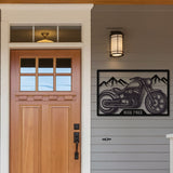 Motorcycle Metal Wall Art