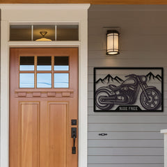 Motorcycle Metal Wall Art