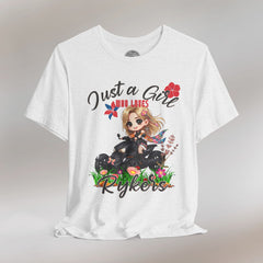 Ladies Can-Am Ryker Chibi Girl Boho Flower T-Shirt