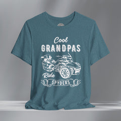 Cool Grandpas Ride Spyders Crew Neck TShirt