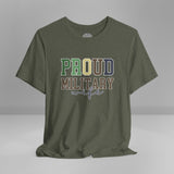 Proud Military Wife Crew Neck TShirt