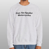 Can-Am Spyder Motorcycle Embroidered Crew Neck Sweatshirt