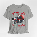 Biker Santa Oh What Fun Christmas TShirt