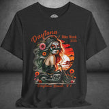 Ladies Daytona Bike Week 2025 Day of the Dead Crew Neck TShirt