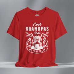 Cool Grandpas Ride Motorcycles Crew Neck TShirt