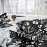 Can-Am Spyder and Bows Black Gift Wrapping Paper