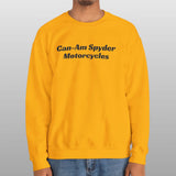 Can-Am Spyder Motorcycle Embroidered Crew Neck Sweatshirt
