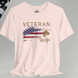 American Veteran Wife Crew Neck TShirt